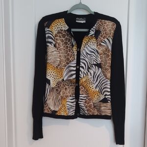 Salvatore Ferragamo Black Wool Sweater